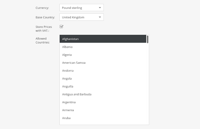 coreshop product prices