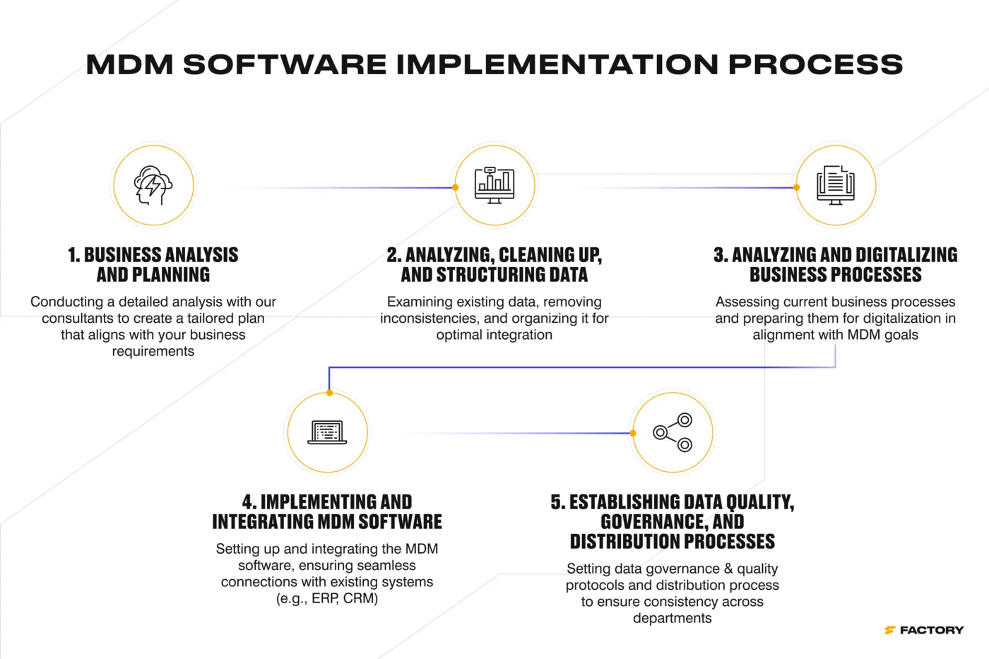 Master Data Management Software implementation process steps